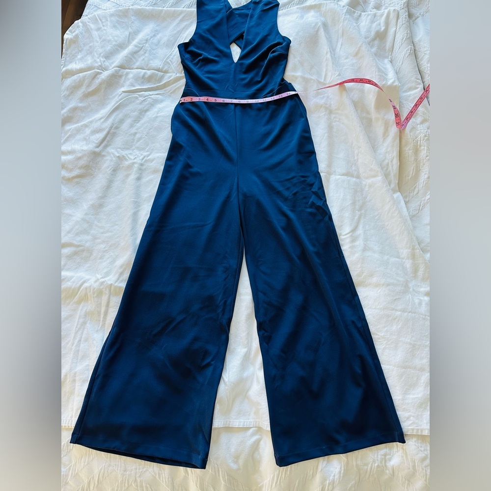 Lulu's Deep Blue Jumpsuit - Picture 2 of 5